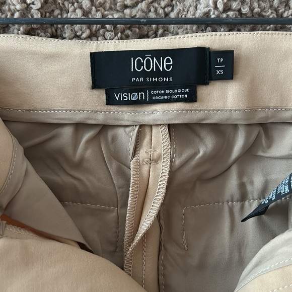 Simons Icône beige front pleat pant’s XS - Picture 4 of 6